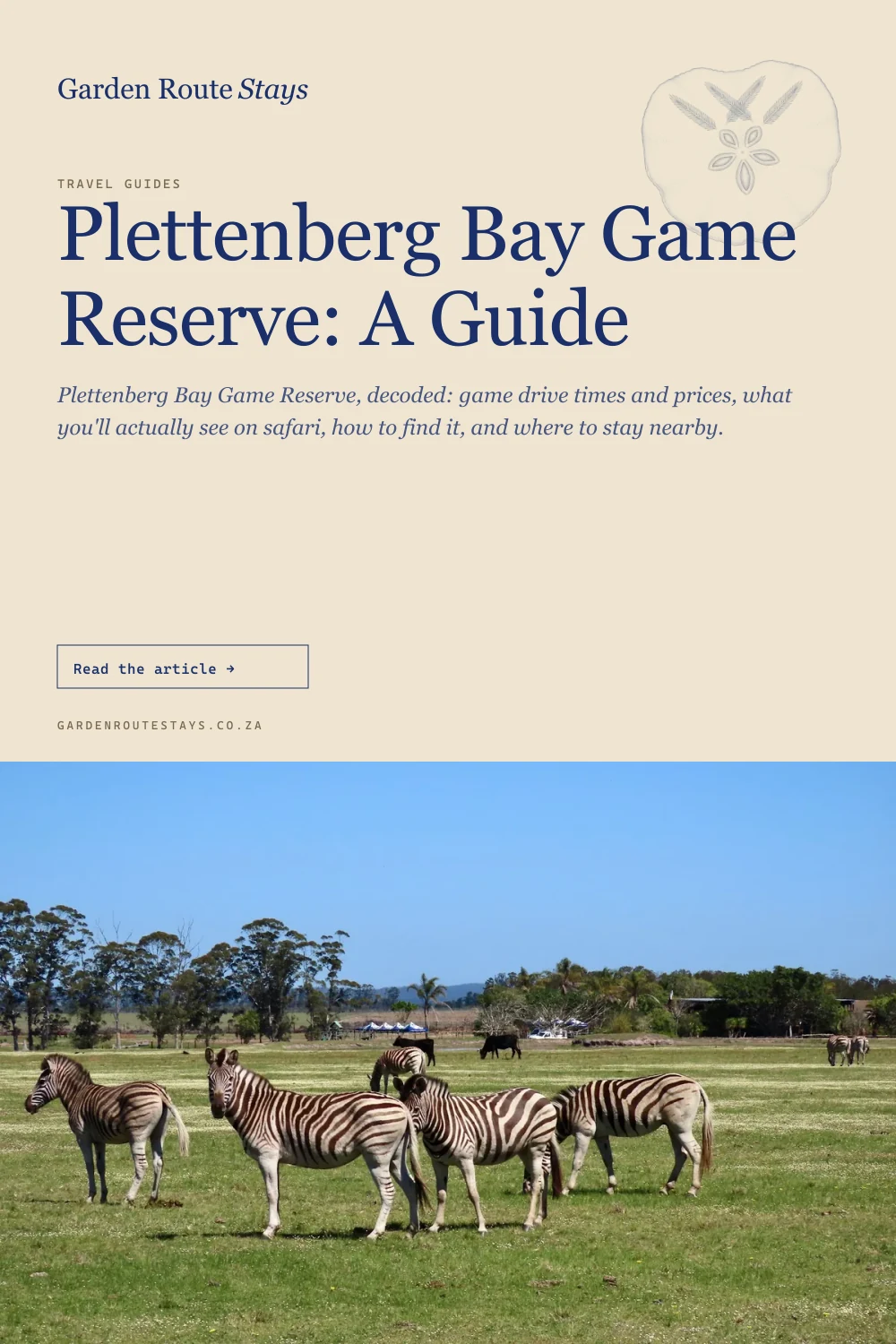 Pinterest pin: Plettenberg Bay Game Reserve: A Guide