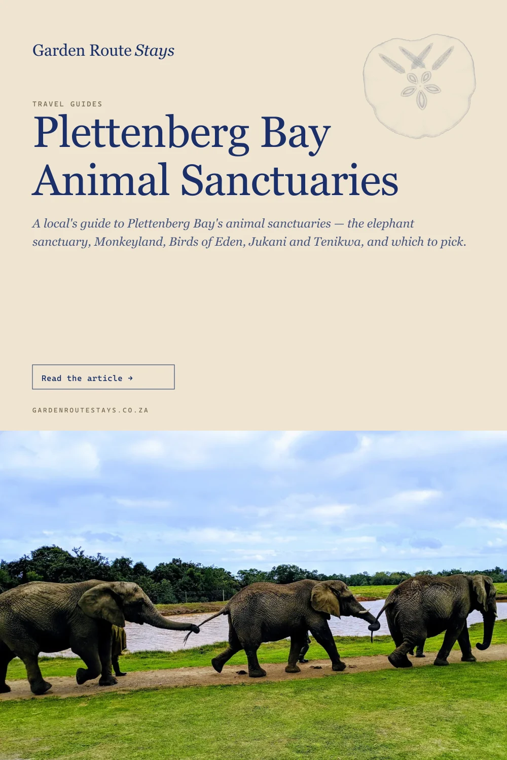 Pinterest pin: Plettenberg Bay Animal Sanctuaries